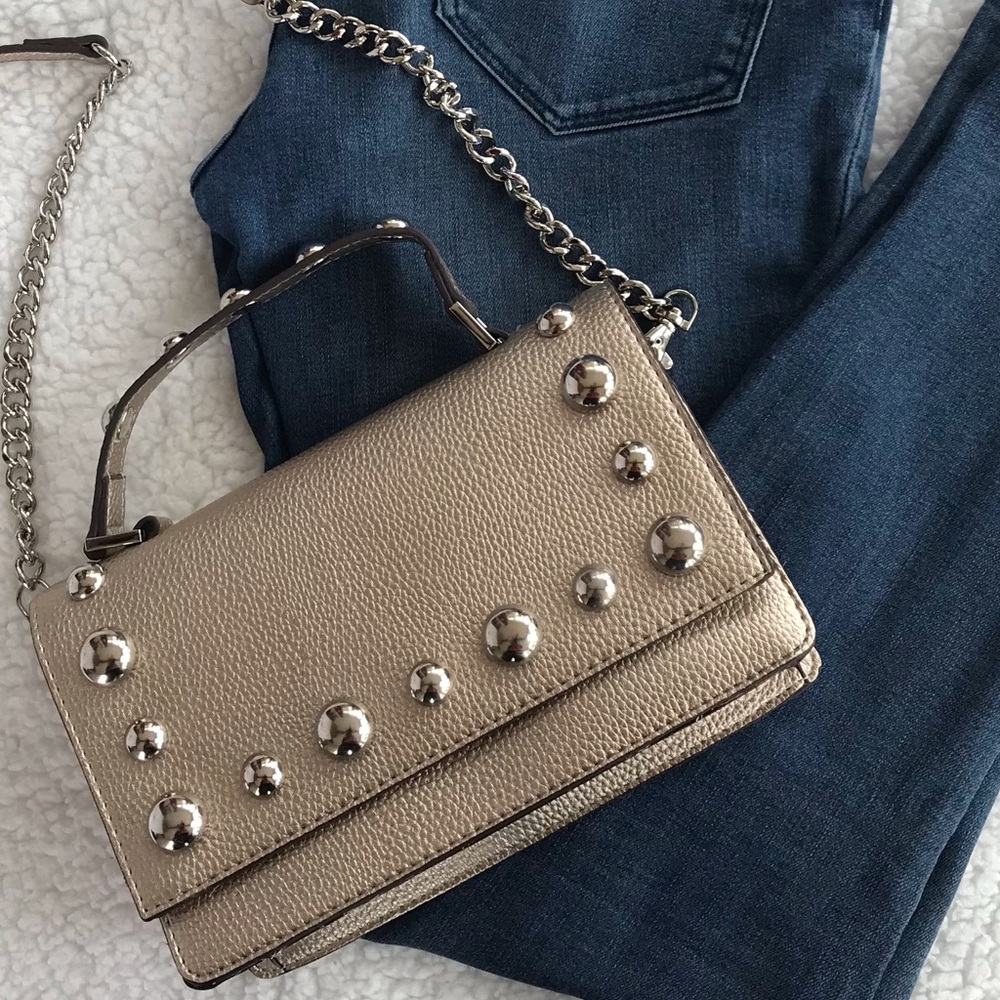 Gianni Bini Crossbody Purse - Gold studded